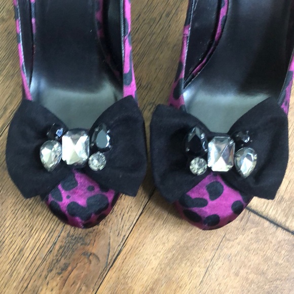 Ornate leopard heels - Picture 2 of 4